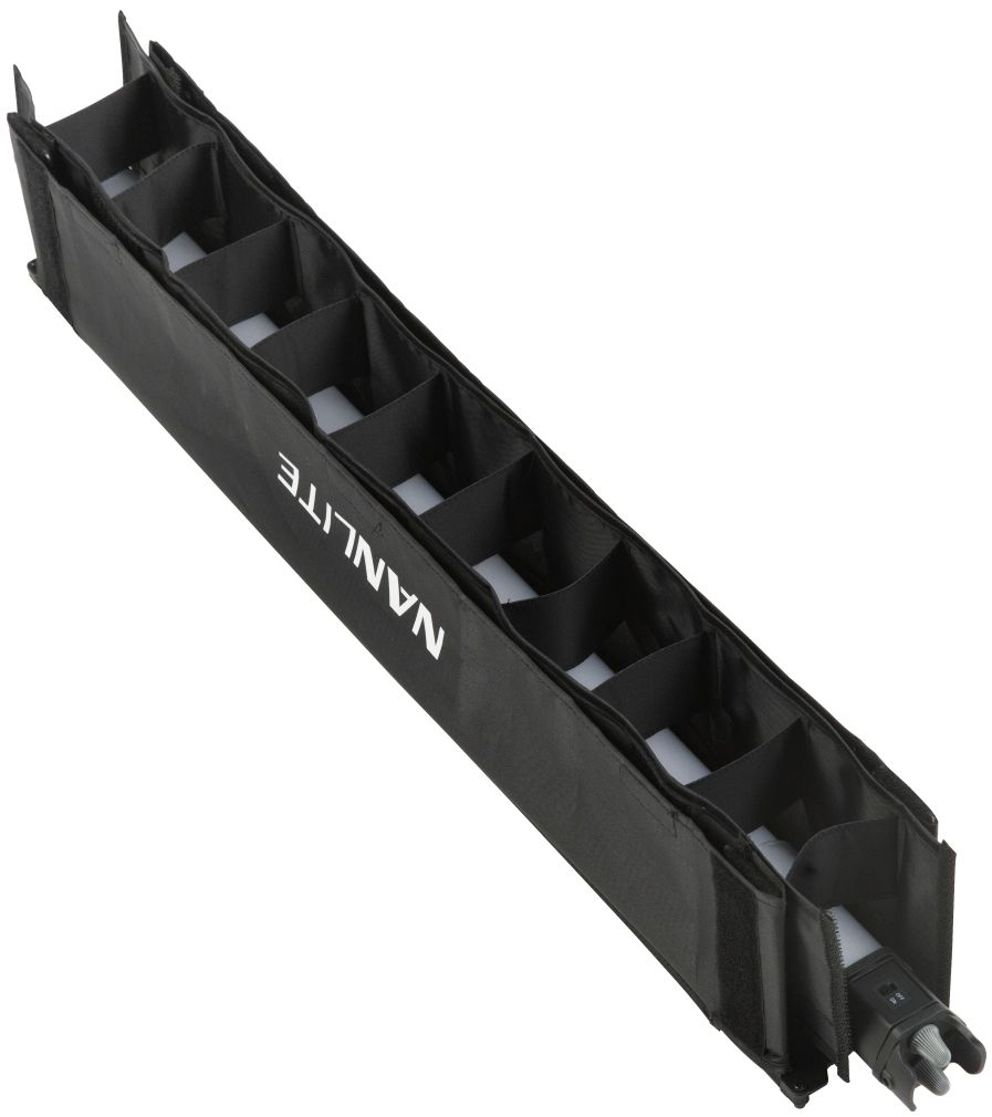 Nanlite Barndoor with Eggcrate pour Pavotube II 15C