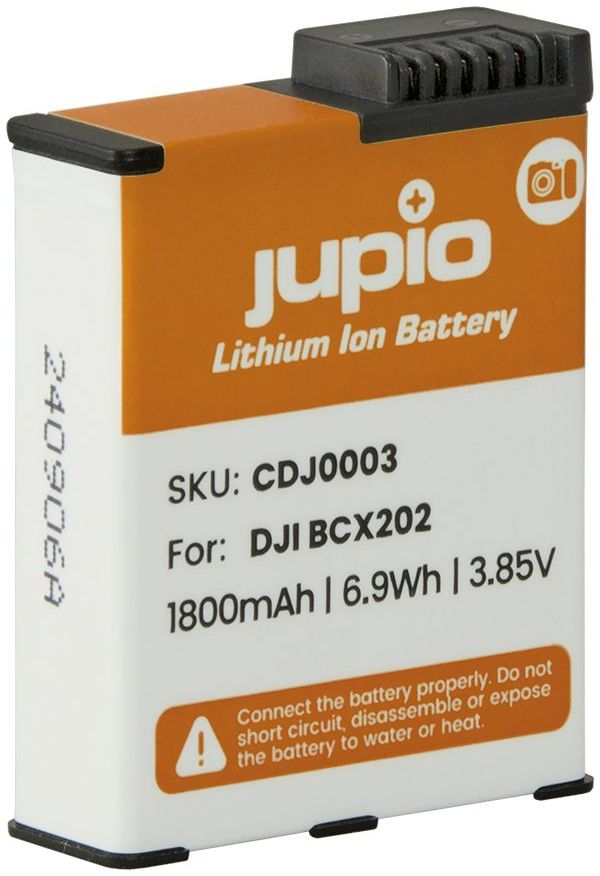 Jupio DJI Osmo Action 3/4 BCX202 batterie 1800mAh