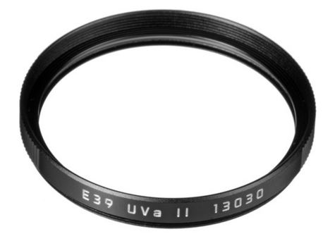 Filtre UVA Leica II E39 Noir