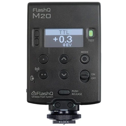 FlashQ M20 with one Transmitter (for Sony TTL)