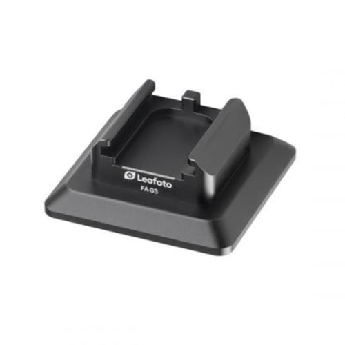 Leofoto FA-03 Cold shoe arca swiss et trou 1/4