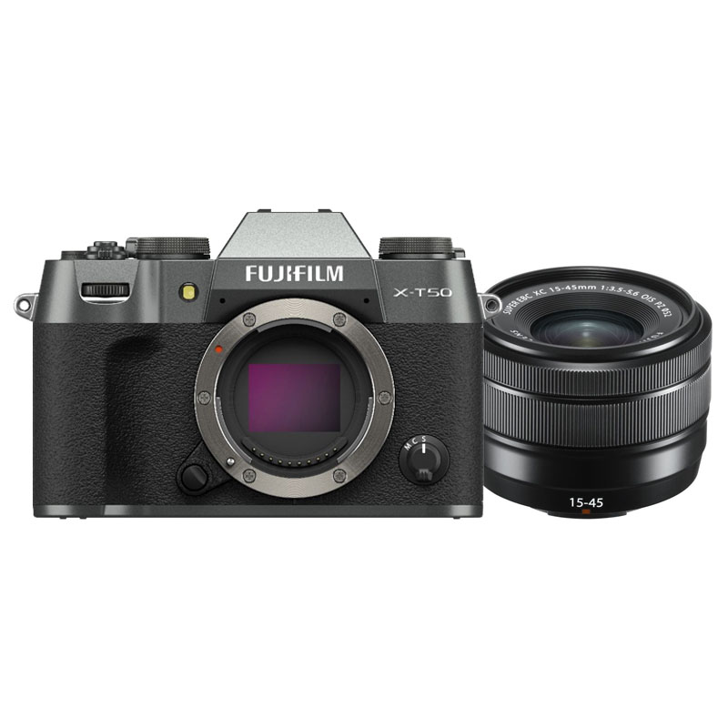 Fujifilm X-T50 charcoal argent + XC 15-45mm