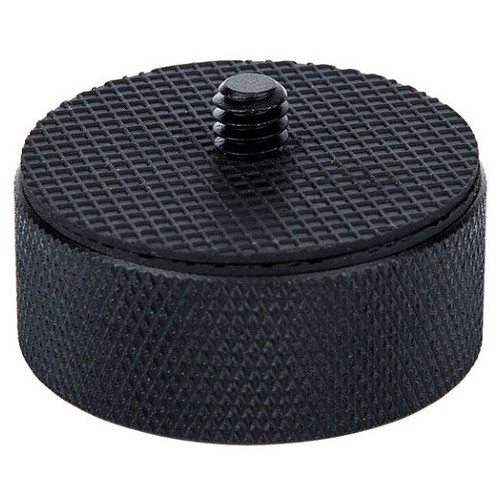 Vis adaptateur Caruba 1/4"M 3/8"F avec poignée en métal et couvercle en caoutchouc