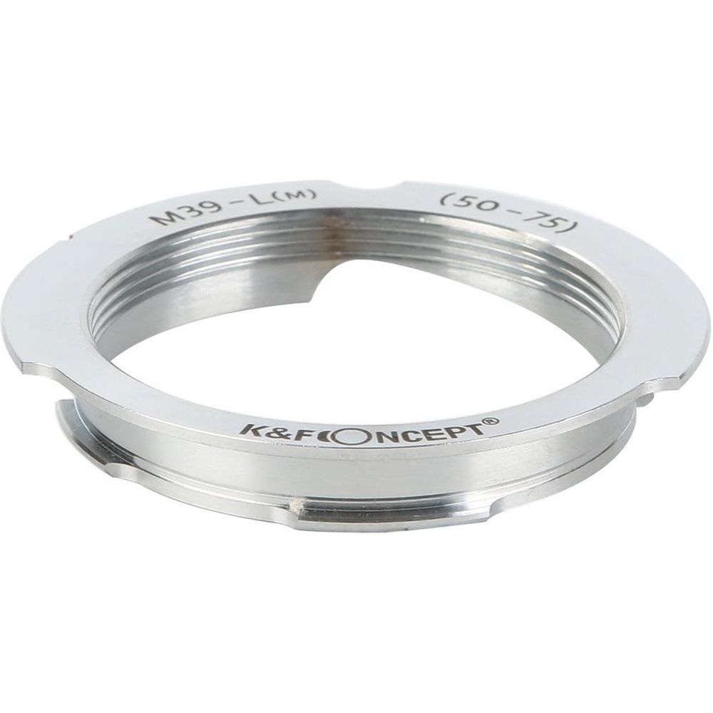 Adaptateur d'objectif K&F M39 (50-75 mm) - Leica M