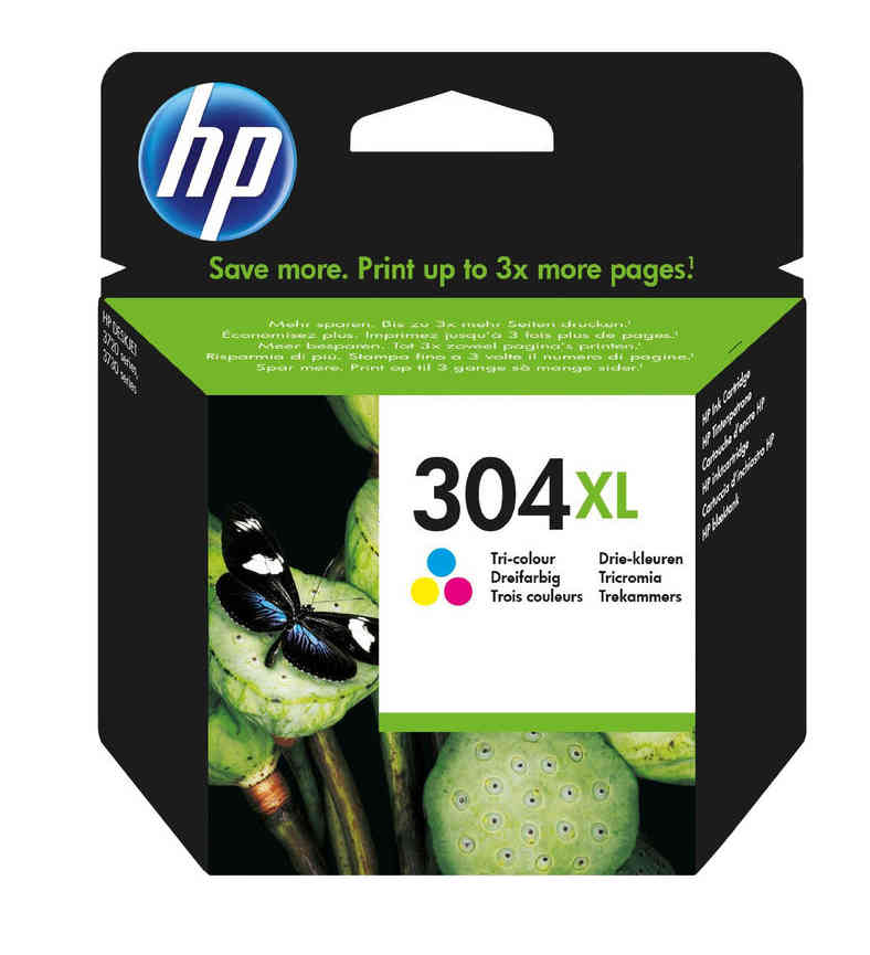 Cartouche d'encre trois couleurs HP 304XL