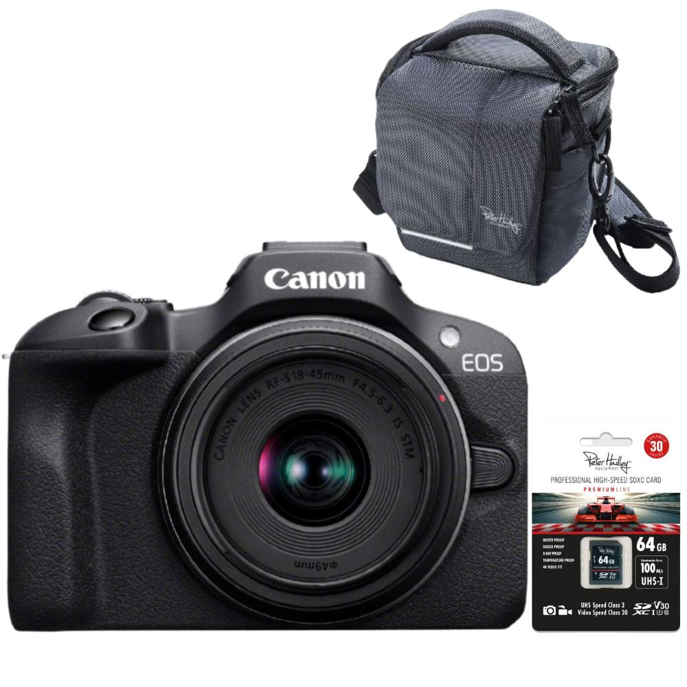 Canon EOS R100 + RF-S 18-45mm IS STM Starter Kit