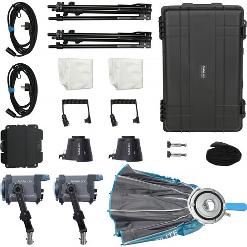 Nanlux Evoke 150C Full Color Nebula 8 Spot Light - 2 Kit