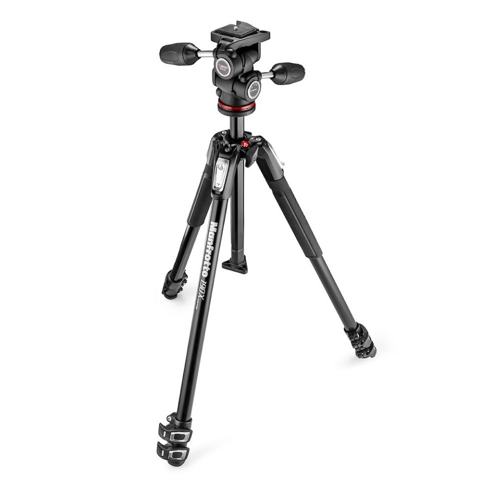 Kit Trépied Aluminium Manfrotto MK190X3-3W1
