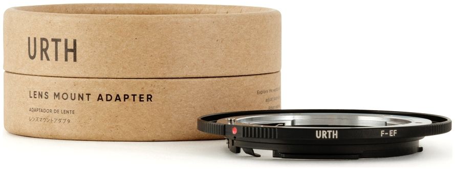 Adaptateur de monture d'objectif Urth : Compatible avec l'objectif Nikon F et le boîtier de l'appareil photo Canon (EF / EF-S)