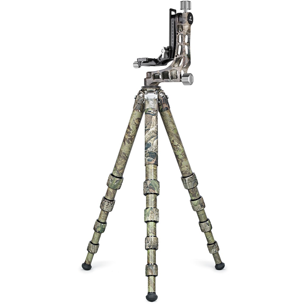 Leofoto Ranger LS-365C + tête pivotante PG-1 Full Camo