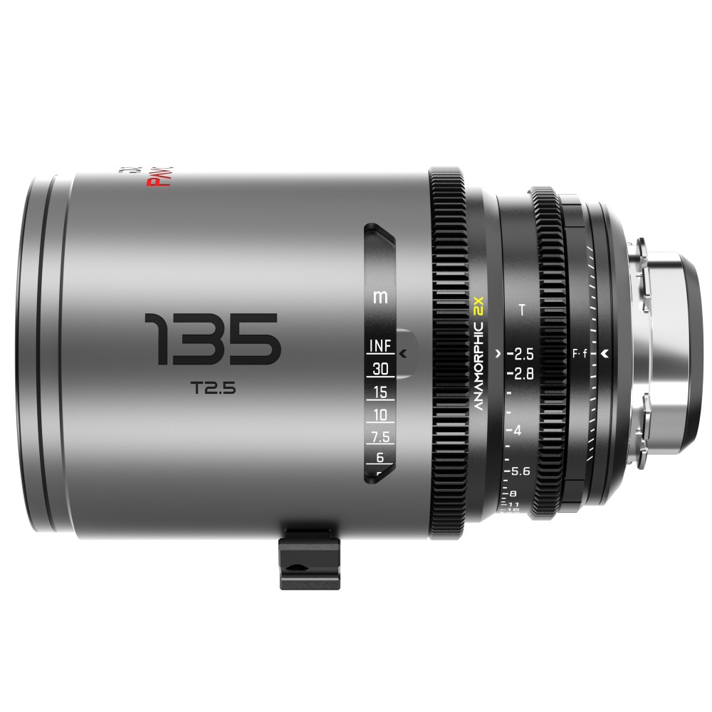 DZOFilm Pavo 2x anamorphique Prime 135 mm T2.5 - Revêtement neutre - Monture PL&EF (mètre)