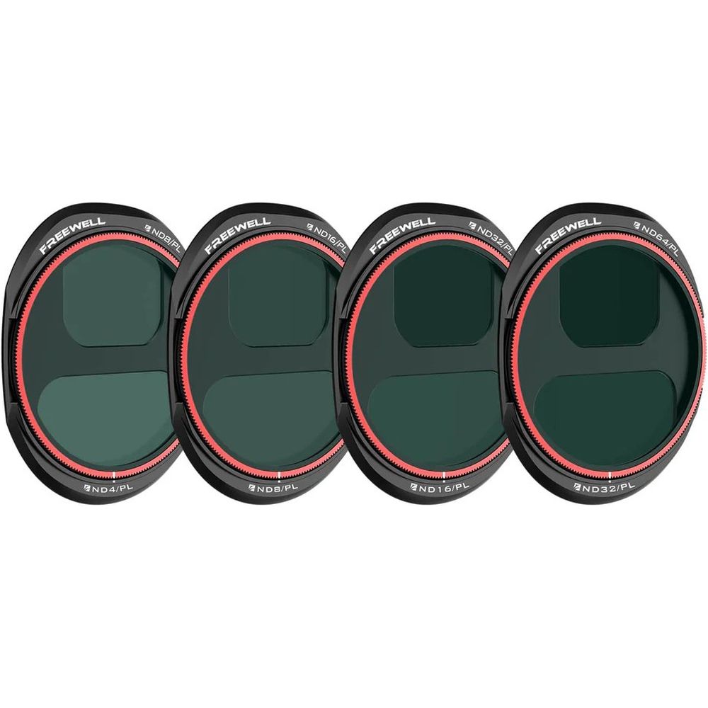 Filtres ND/PL Freewell pour DJI Mavic 4 Pro (lumière vive) - Pack de 4