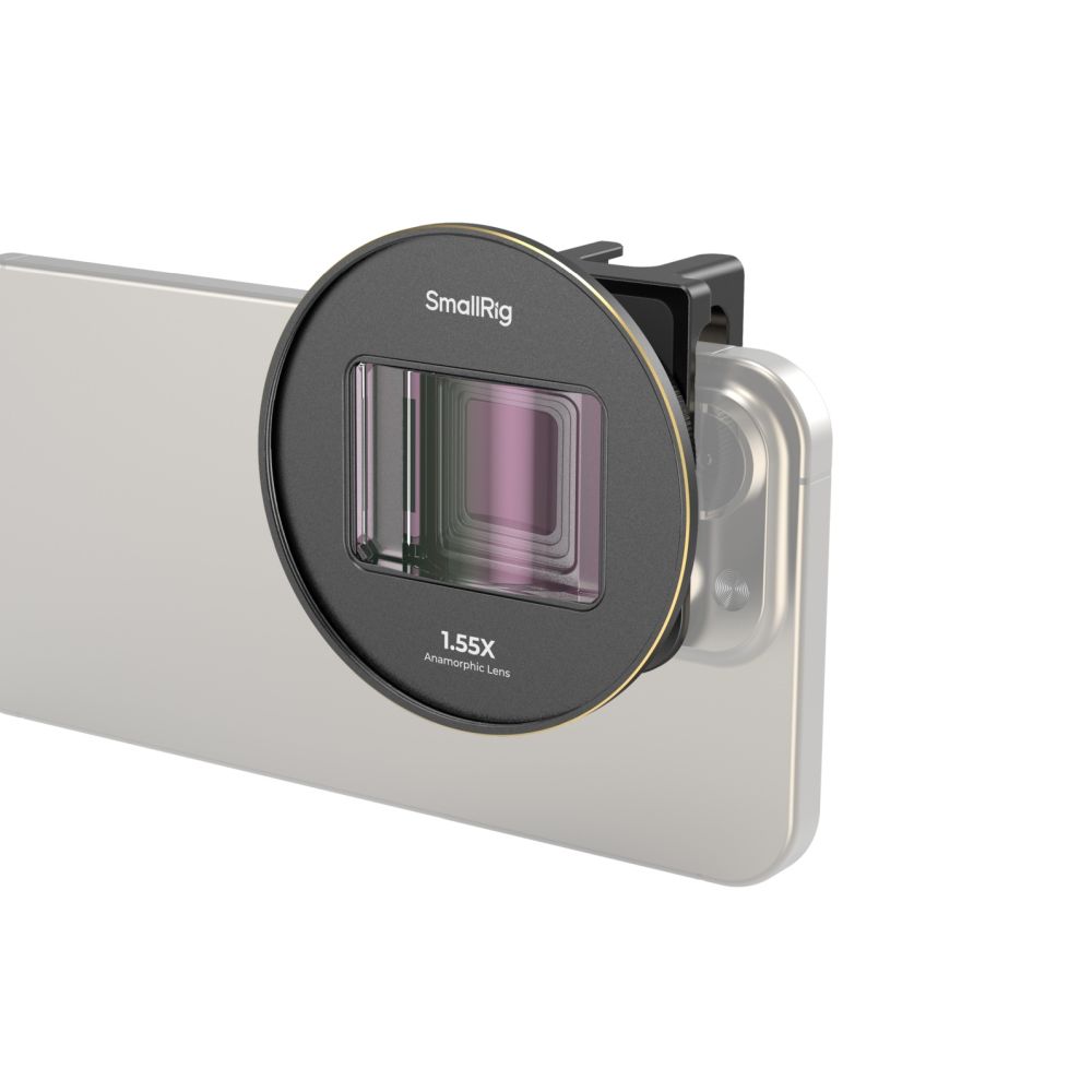 SmallRig 3578B Objectif anamorphique 1,55x pour téléphone portable (monture T)