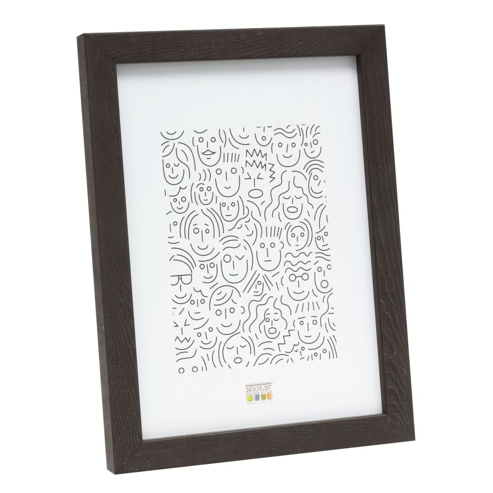 Deknudt Cadre étroit en bois brun foncé 20x30 S43AH2