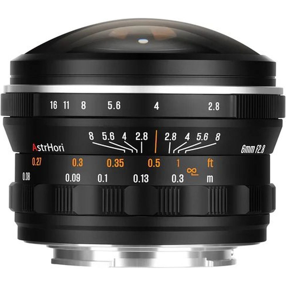 Objectif fisheye circulaire plein format AstrHori 6 mm f/2,8 pour Nikon à monture Z