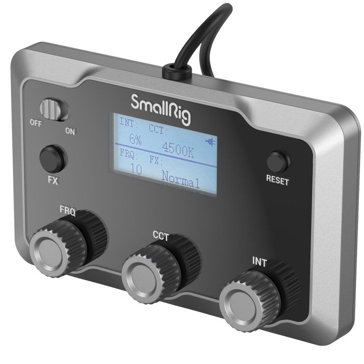 SmallRig 3980 RC350/RC450 Panneau de contrôle de l'éclairage vidéo LED COB