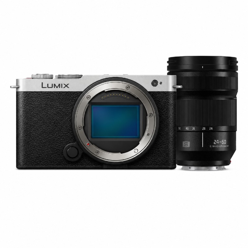 Panasonic Lumix S9 Boîtier argent/noir + Lumix S 24-60mm f/2.8 L-mount