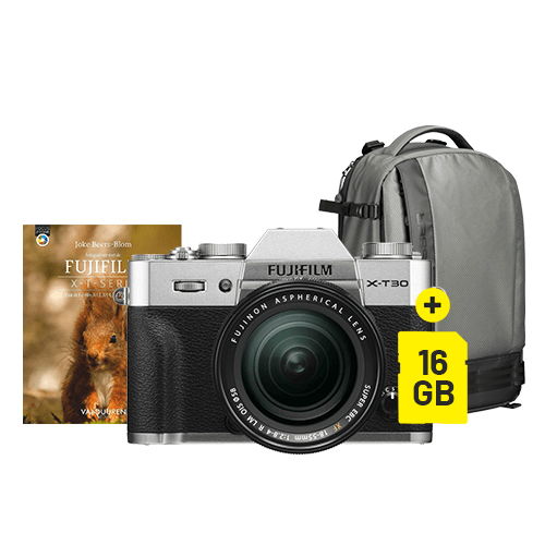 Kit de Démarrage Fujifilm X-T30 Argent + 18-55mm - Kamera Express