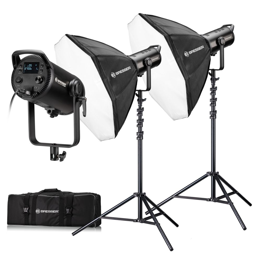 Kit duo de lumières LED COB Bresser BR-180RGB