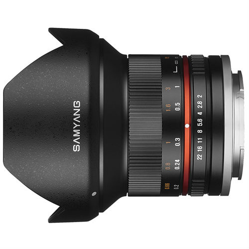 Samyang 12mm F2.0 NCS CS Canon M Noir