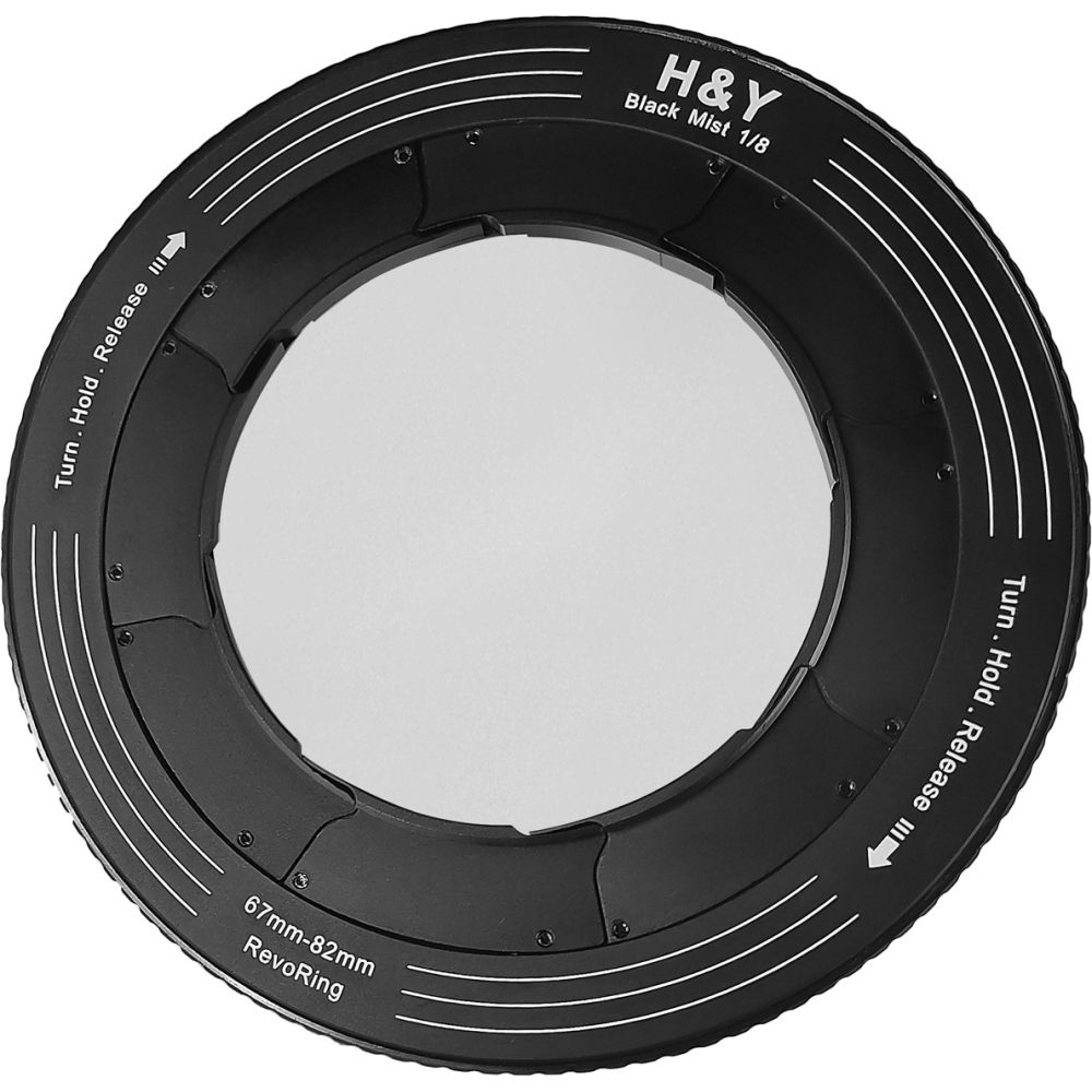 H&Y RevoRing Noir promist 1/8 Filtre (67-82mm)