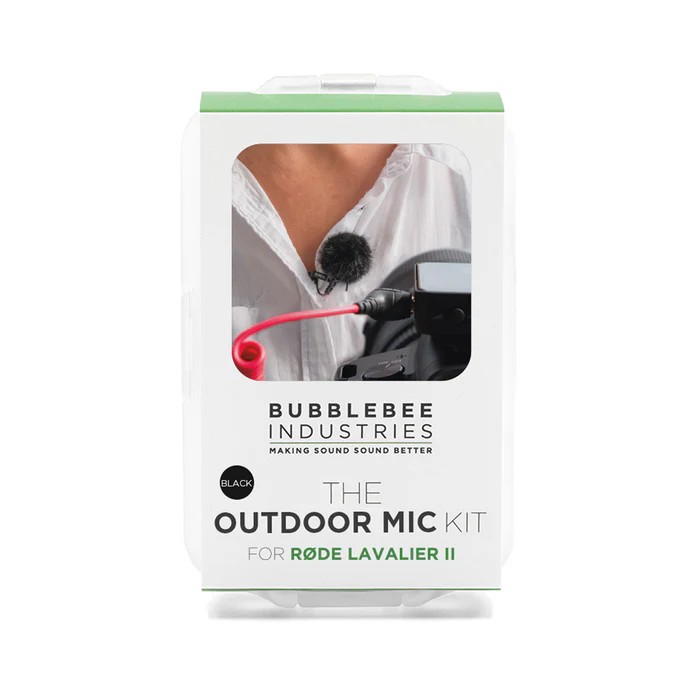 Bubblebee The Outdoor Mic Kit For Røde Lavalier II, Noir