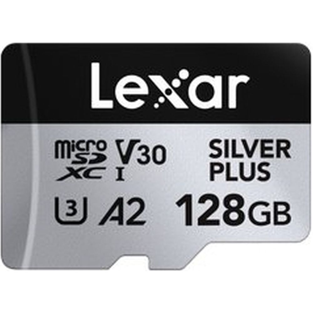 Lexar Pro Silver Plus 128 Go microSDXC V30 - R205/W150 Mo/s
