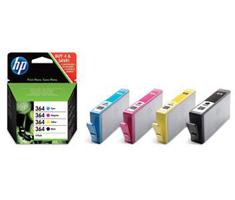 Pack HP 364 Combo Cyan/Magenta/Jaune/Noir
