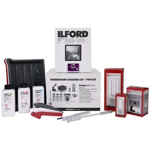Kit de démarrage pour chambre noire Ilford & Paterson