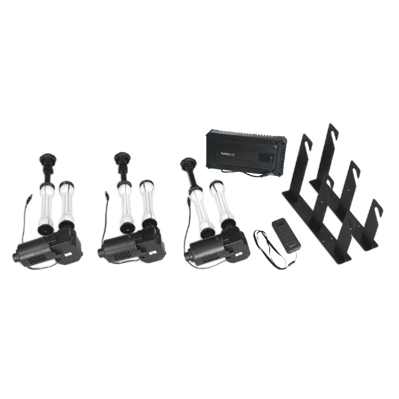 Nanlite Backdrop Elevator Support Kit for Light Stand (Three-axle)