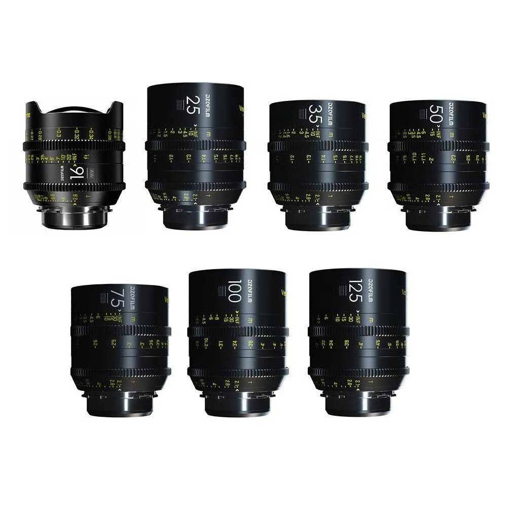 DZOFilm Vespid 7 Lenses Kit (16 25 35 50 75 100 125 mm)