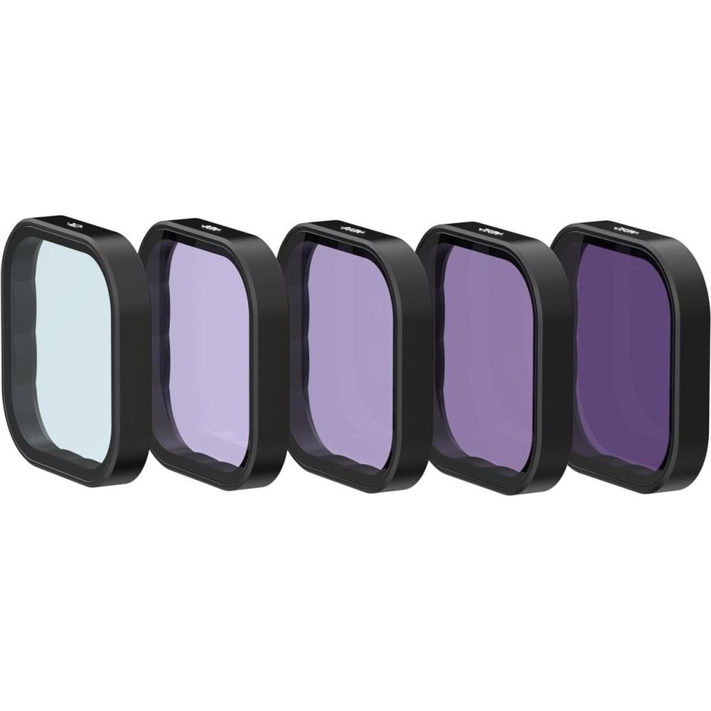 Kit de filtres d'objectif Telesin CPL+ND8/16/32/64 pour GoPro Hero 13