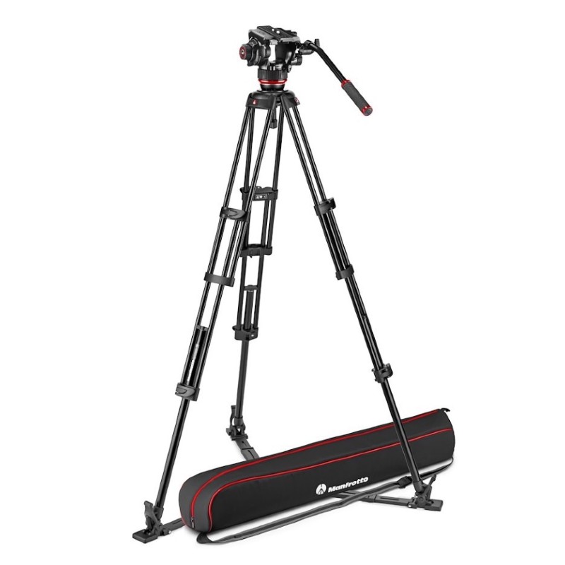 Trépied Manfrotto 504X & Carbon Fiber Twin ground spreader