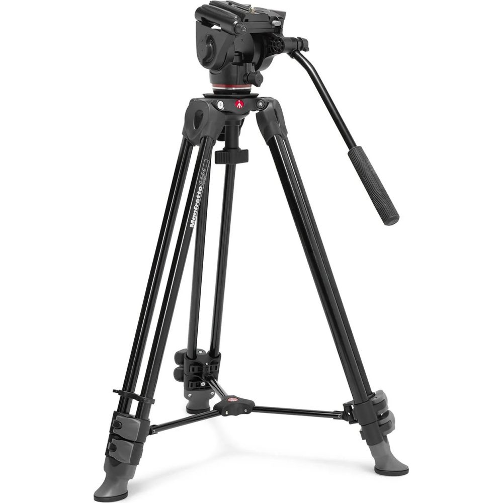 Manfrotto 500X et système vidéo à double pied en aluminium
