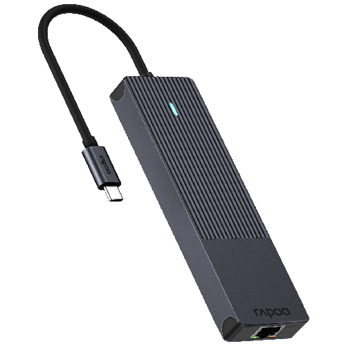 Rapoo Adaptateur multiport USB-C, 6-en-1