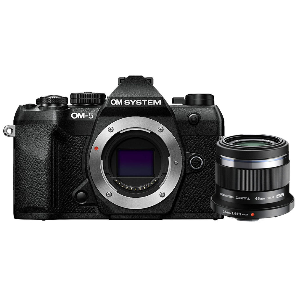 OM SYSTEM OM-5 II noir + 45 mm F/1.8
