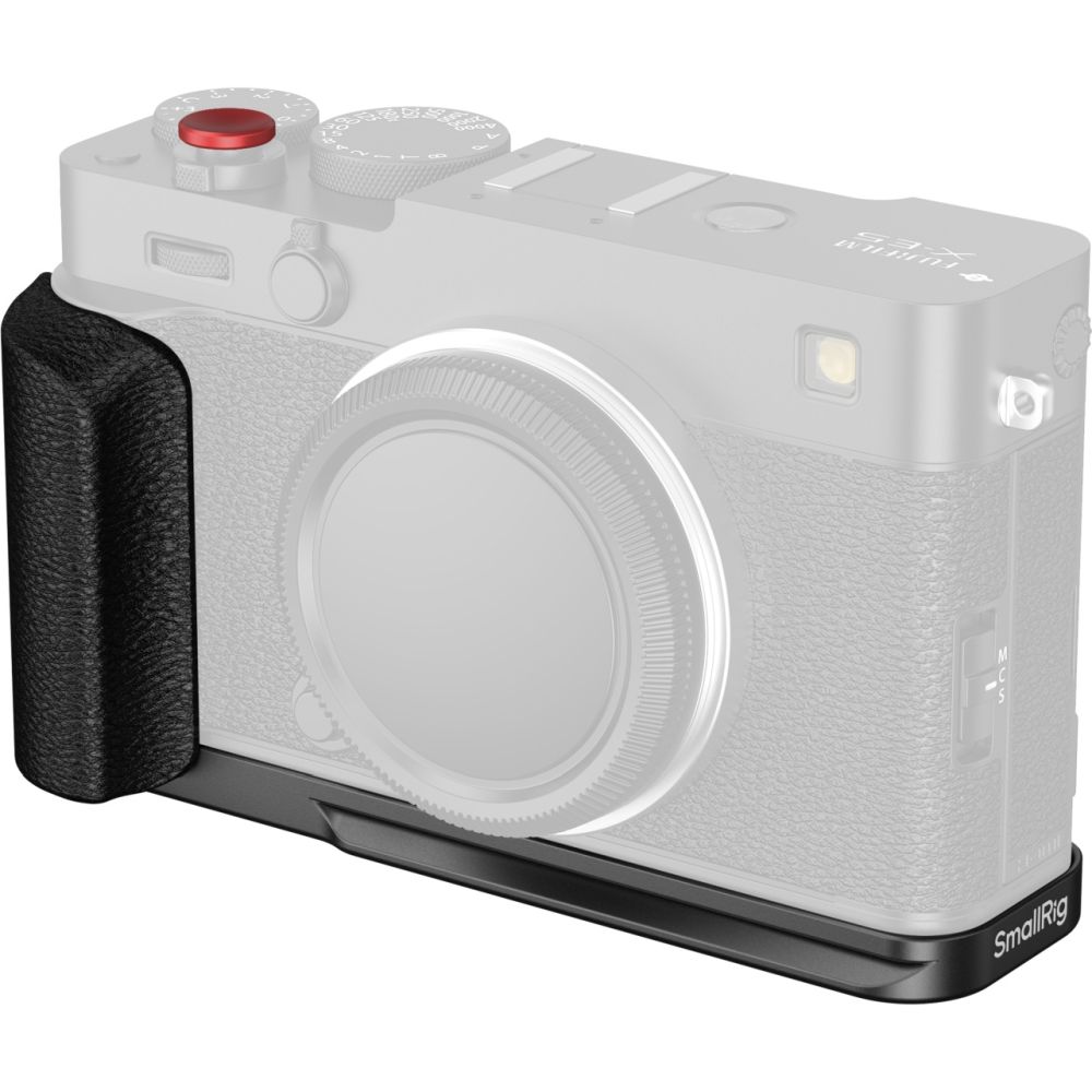 SmallRig 5448 Plaque de montage en L avec poignée en silicone pour Fujifilm X-E5, noir