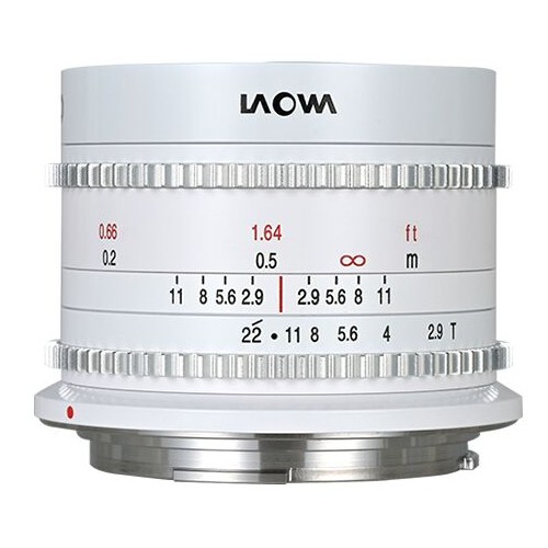 Objectif Laowa 9 mm T2.9 Zero-D Cine Blanc - Canon RF
