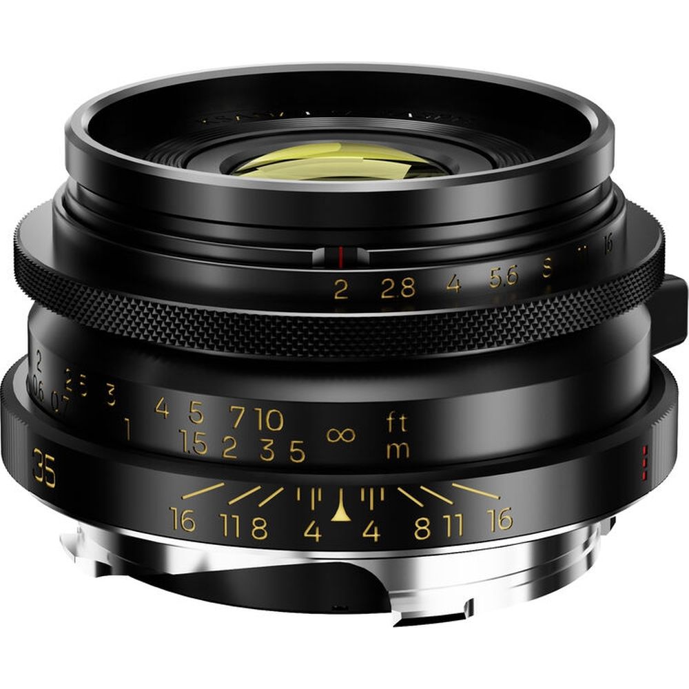 Objectif Thypoch plein format Ksana 35 mm F/2 ASPH. Leica M, peinture noire