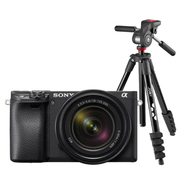Sony A6400 + 18-135mm f/3,5-5,6 OSS + trépied Joby Compact Advanced
