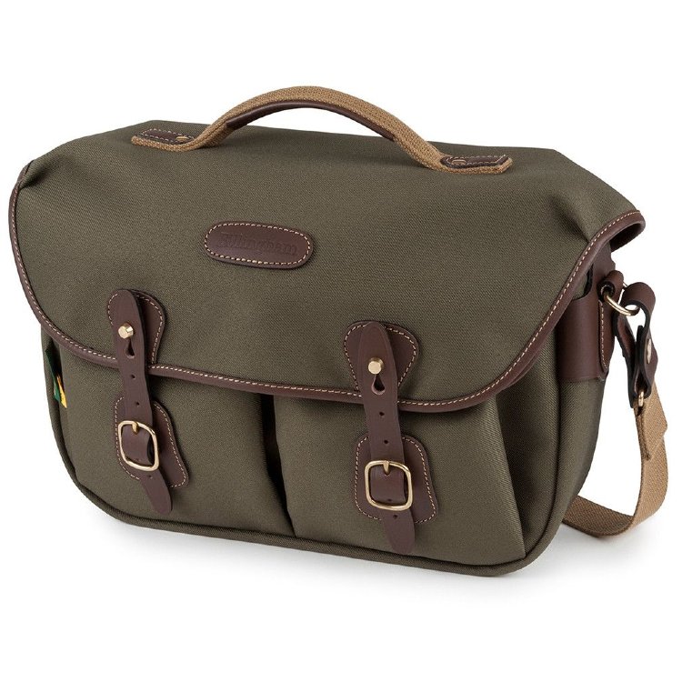Billingham Hadley Pro 2020-Sage Fibrenyte / Cuir Chocolat