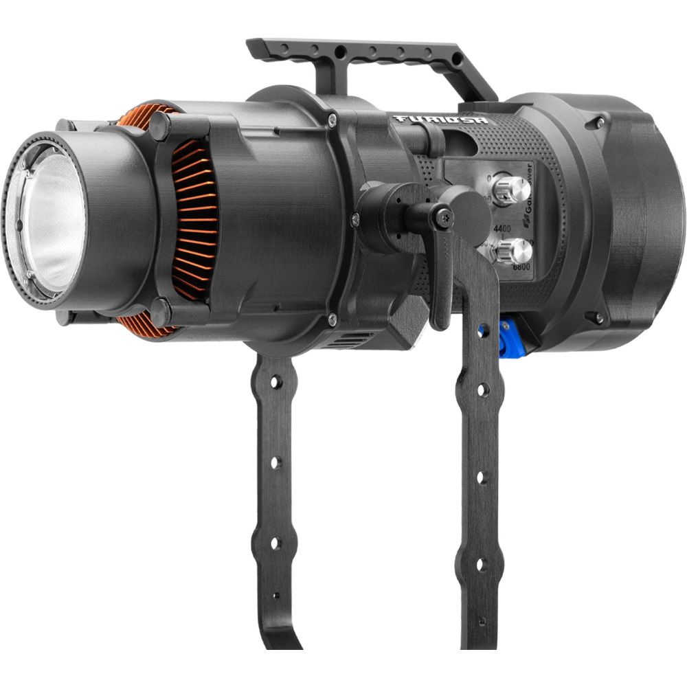 Éclairage LED Maxima Furiosa avec adaptateur Profoto et flight case à roulettes