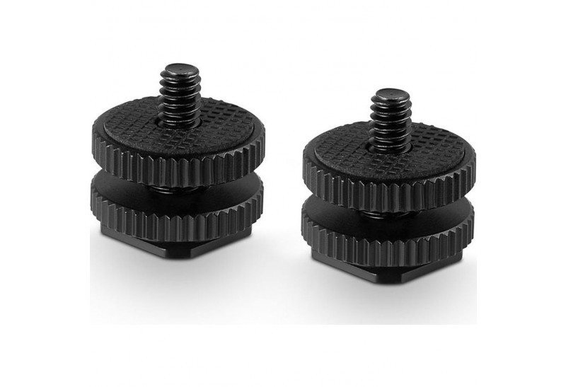 SmallRig 814 Adaptateur sabot avec filetage de 3/8 " à 1/4 " 2 pcs