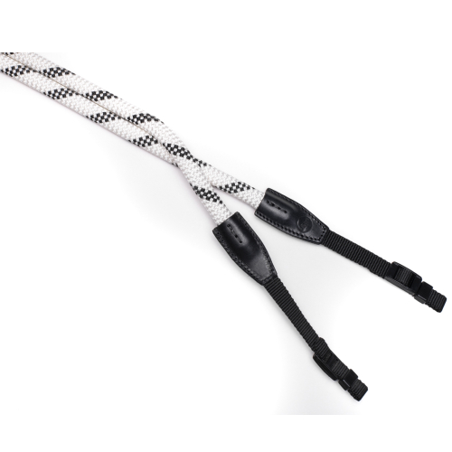 Leica 19645 Rope Strap noire et blanche 126 cm SO
