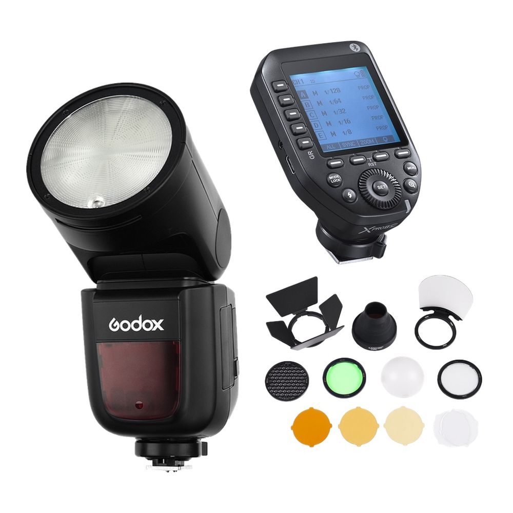 Godox Speedlite V1 Nikon X PRO II Kit d'accessoires de déclenchement