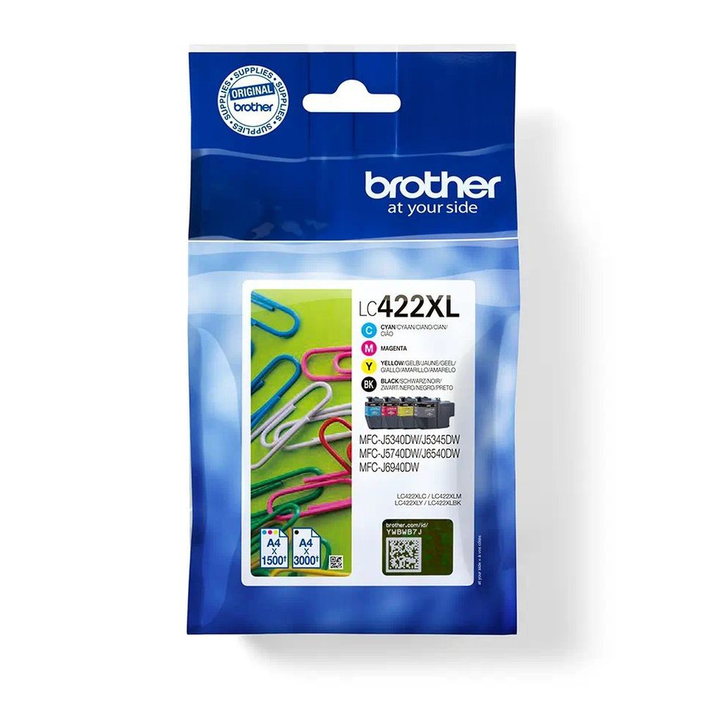 Brother LC422XL HY cartouche d'encre Value pack XL