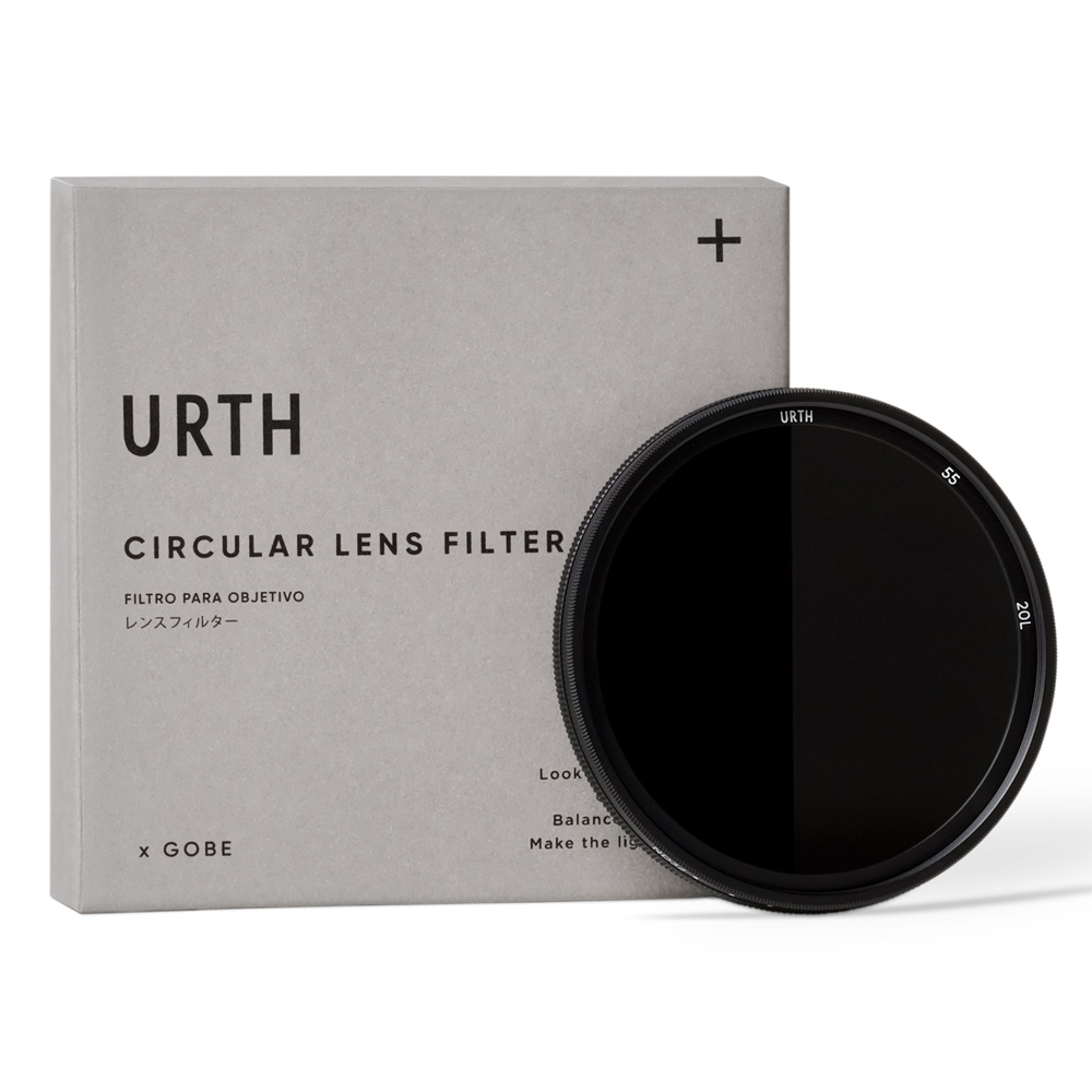 Urth 55mm ND8 128 (3 7 Stop) Filtre à lentille à densité neutre variable (Plus+)
