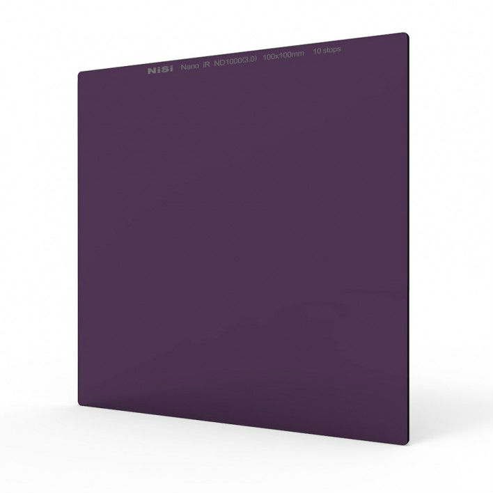 Filtre Gris NiSi Nano iRND1000 (3.0) 100 x 100 mm 10 Arrêts