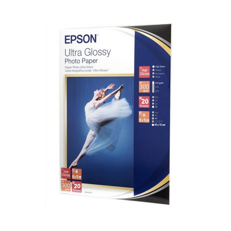 Epson S041926 Ultra Glossy Photo Papier 10x15cm 300g 20 feuilles