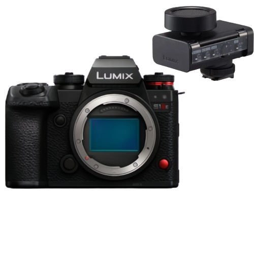 Panasonic Lumix DC-S1 Mark II E + Microphone canon numérique Lumix DMW-DMS1E